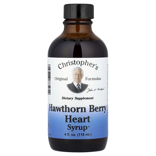 Hawthorn Berry Heart Syrup, 4 fl oz (118 ml)
