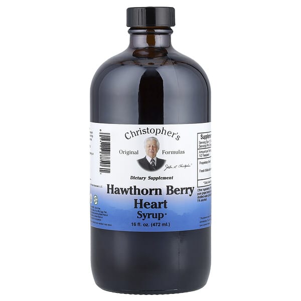 Hawthorn Berry Heart Syrup, 16 fl oz (472 ml)