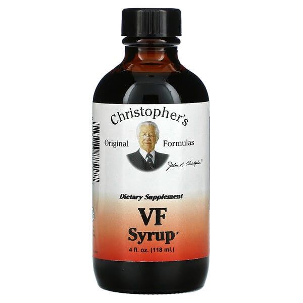 كريستوفرز أورغانيك فورميلاس‏, VF Syrup، 4 أونصة سائلة (118 مل)