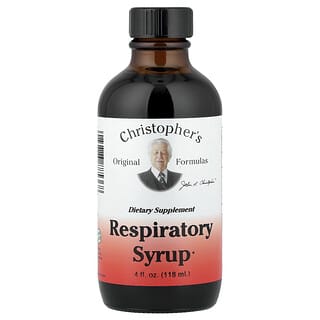 Christopher's Original Formulas, Jarabe respiratorio`` 118 ml (4 oz. Líq.)