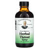 Herbal Throat Syrup, 4 fl oz (118 ml)