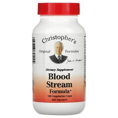 Christopher's Original Formulas, Blood Stream Formula, 450 mg, 100 vegetarische Kapseln