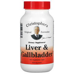Christopher's Original Formulas, Hígado y vesícula biliar, 425 mg, 100 cápsulas vegetales