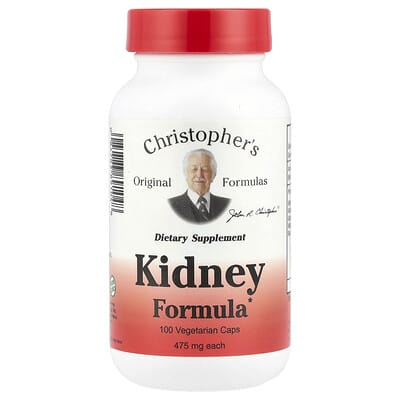 Christopher's Original Formulas, Kidney Formula, 475 mg, 100 Vegetarian Capsules
