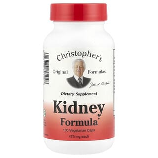 Christopher's Original Formulas, Kidney Formula, 475 mg, 100 vegetarische Kapseln