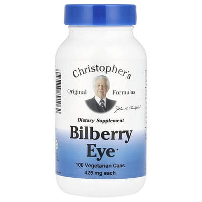 Christopher's Original Formulas, Bilberry Eye Care, 100 Vegetarian Capsules