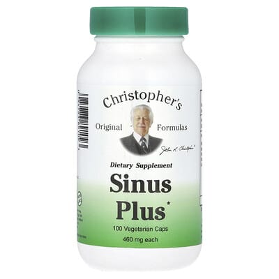 Christopher's Original Formulas, Sinus Plus, 100 Vegetarian Capsules