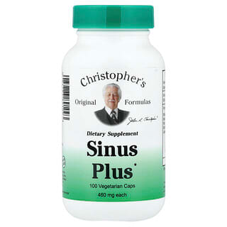 Christopher's Original Formulas, Sinus Plus, 100 вегетарианских капсул
