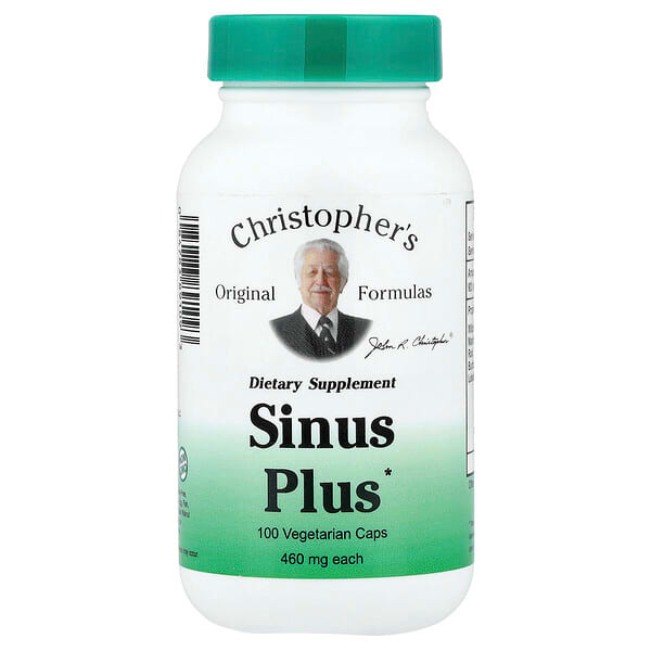 Christopher's Original Formulas, Sinus Plus, 100 χορτοφαγικές κάψουλες