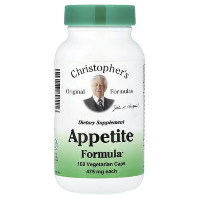 Christopher's Original Formulas, Appetite Formula, 100 Vegetarian Caps