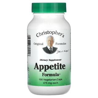 Christopher's Original Formulas, Appetite Formula, 475 mg, 100 Vegetarian Caps