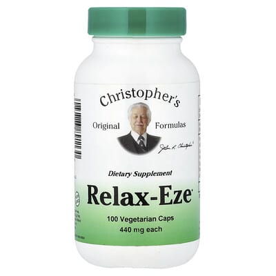 Christopher's Original Formulas, Relax-Eze, 100 Vegetarian Caps