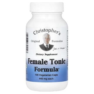 Christopher's Original Formulas, Fórmula tónica femenina, 440 mg, 100 cápsulas vegetales
