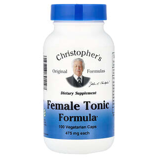 Christopher's Original Formulas, Female Tonic Formula, 100 Vegetarian Caps