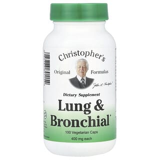 Christopher's Original Formulas, Lung and Bronchial, 100 Vegetarian Caps