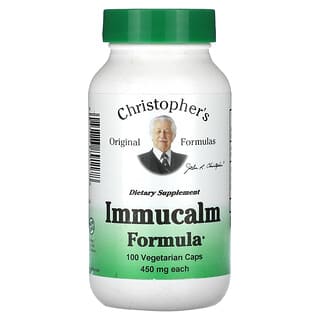 Christopher's Original Formulas, Immuncalm Formula, 450 mg, 100 kapsułek wegetariańskich