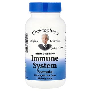 Christopher's Original Formulas, Immune System Formula, 100 Vegetarian Caps