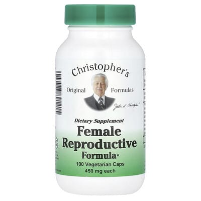 Christopher's Original Formulas, Female Reproductive Formula, 100 Vegetarian Capsules