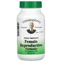 Christopher's Original Formulas, Fórmula para la reproducción femenina, 450 mg, 100 cápsulas vegetales