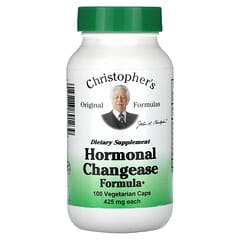Christopher's Original Formulas, Hormonal Changease Formula, 425 mg, 100 Vegetarian Caps