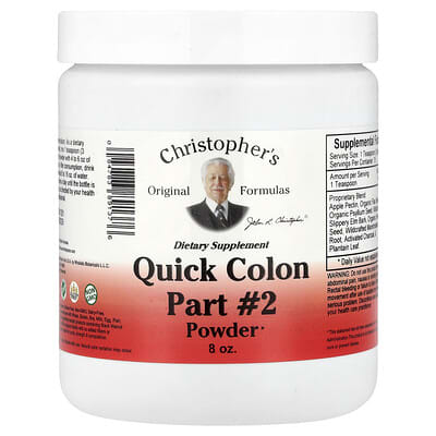 Christopher's Original Formulas, Quick Colon Part #2 Powder, 8 oz.