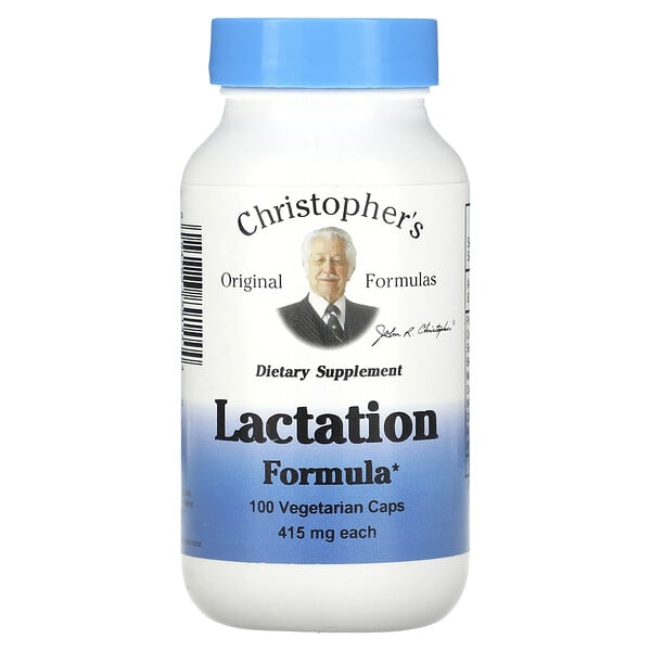 Christopher's Original Formulas, 授乳フォーミュラ、460mg、ベジカプセル100粒