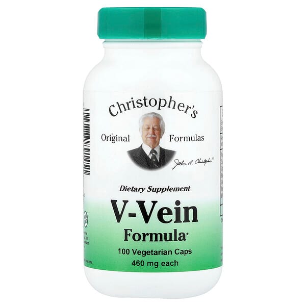 Christopher's Original Formulas, Formule V-Vein, 100 capsules végétariennes