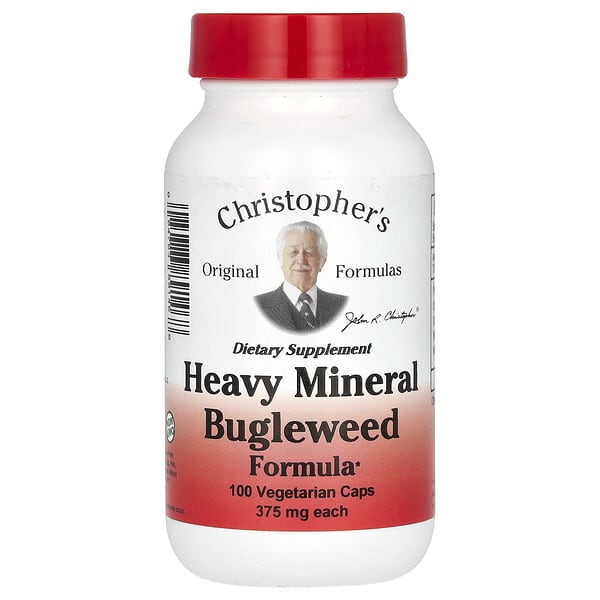 Heavy Mineral Bugleweed Formula, 100 Vegetarian Caps