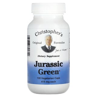 Christopher's Original Formulas, Verde jurásico, 415 mg, 100 cápsulas vegetales