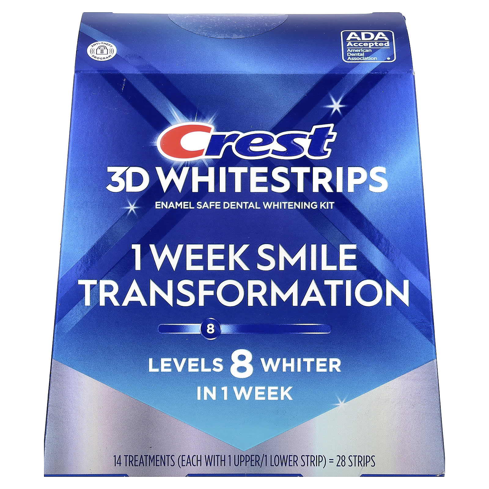 3D Whitestrips™, Enamel Safe Dental Whitening Kit, 28 Strips