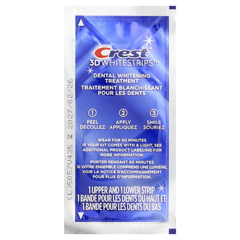 在庫ラスト グラデーションホワイト　スリーブ　国家シンボル　6種セット Crest, 3D Whitestrips Dental Whitening Kit, 28 Strips | iHerb