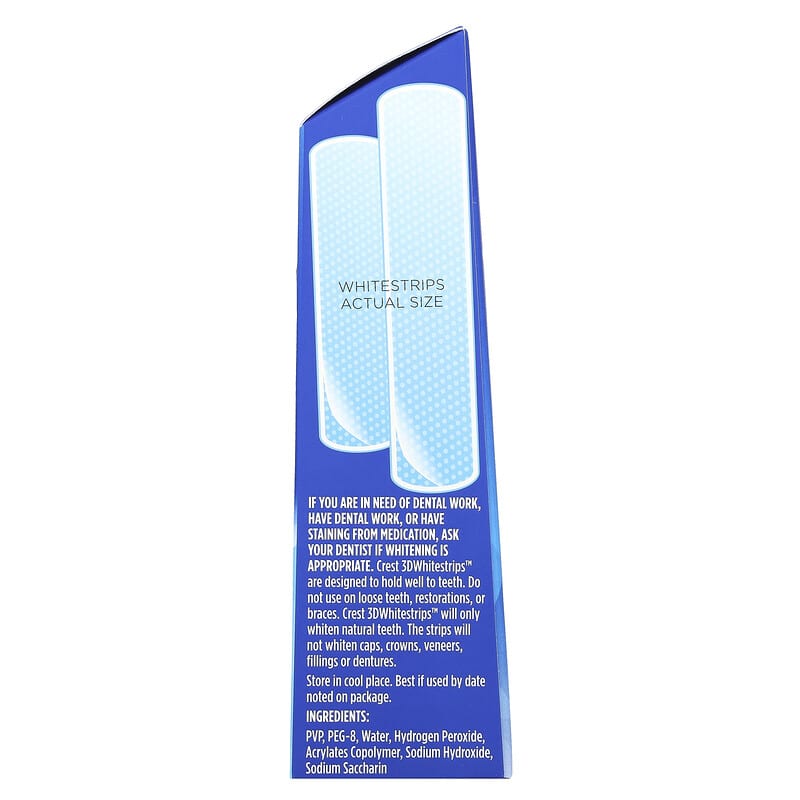 3D Whitestrips™, Kit de albire dentară, Classic Vivid, 20 benzi