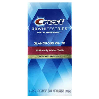 Crest, 3D Whitestrips, Dental Whitening Kit, Glamorous White, 1 Kit