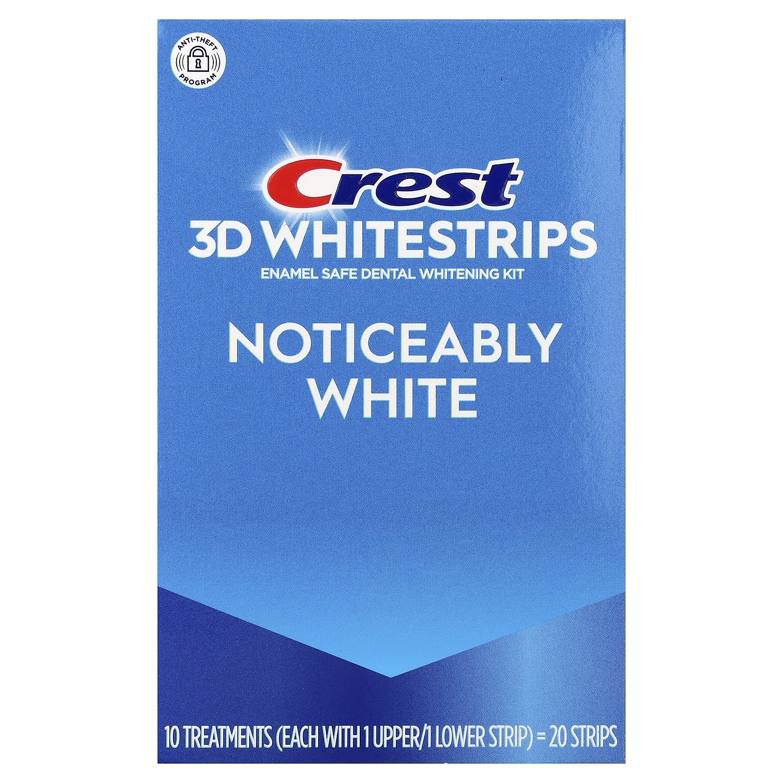 3D Whitestrips, Enamel Safe Dental Whitening Kit, Noticeably White 3D Whitestrips, Enamel Safe Dental Whitening Kit, Noticeably White