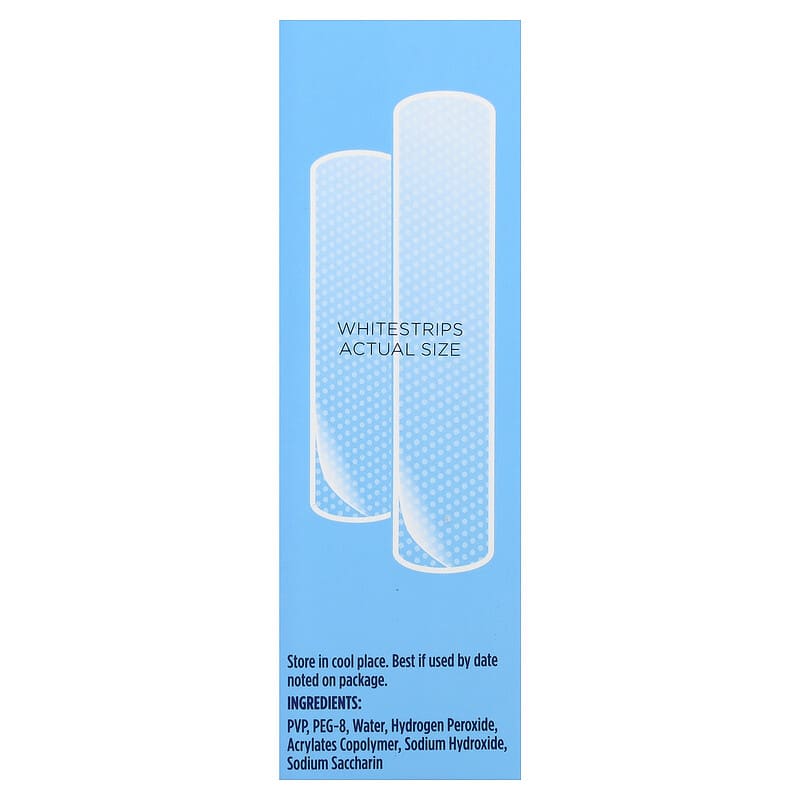 set de albire dentară 3D Whitestrips, smalț alb, 20 de benzi