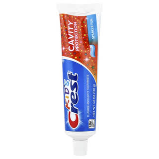 Crest, Kids, Pasta dental anticaries con fluoruro, Sparkle Fun, 130 g (4,6 oz)