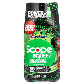 Crest, Scope Squeez, Mouthwash Concentrate, Original Mint, 1.69 fl oz (50 ml)