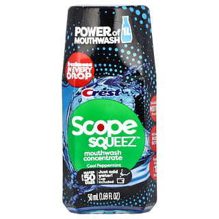 Crest, Scope Squeez, Mouthwash Concentrate, Cool Peppermint , 1.69 fl oz (50 ml)