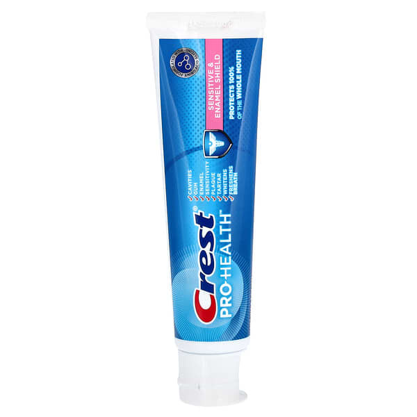 Crest, Pro Health, Fluoride Toothpaste, Sensitive &amp; Enamel Shield, 4.3 oz (121 g)