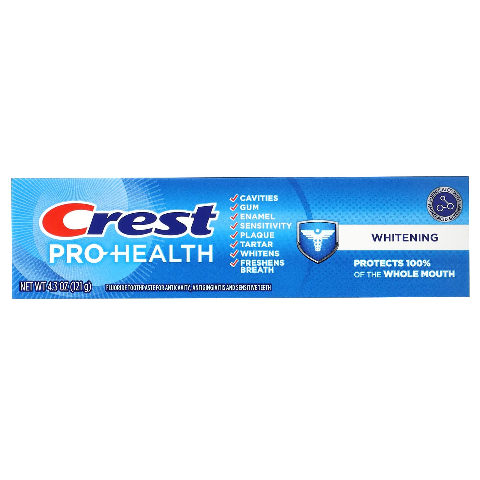 Crest, Pro-Health, Fluoride Toothpaste, Whitening, 4.3 oz (121 g)