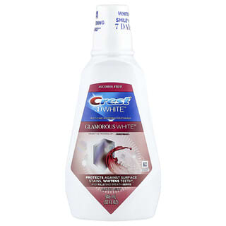 Crest, 3D White™, Multi-Care Whitening Mouthwash, Glamorous White™, Alcohol Free, Artic Mint, 32 fl oz (946 ml)