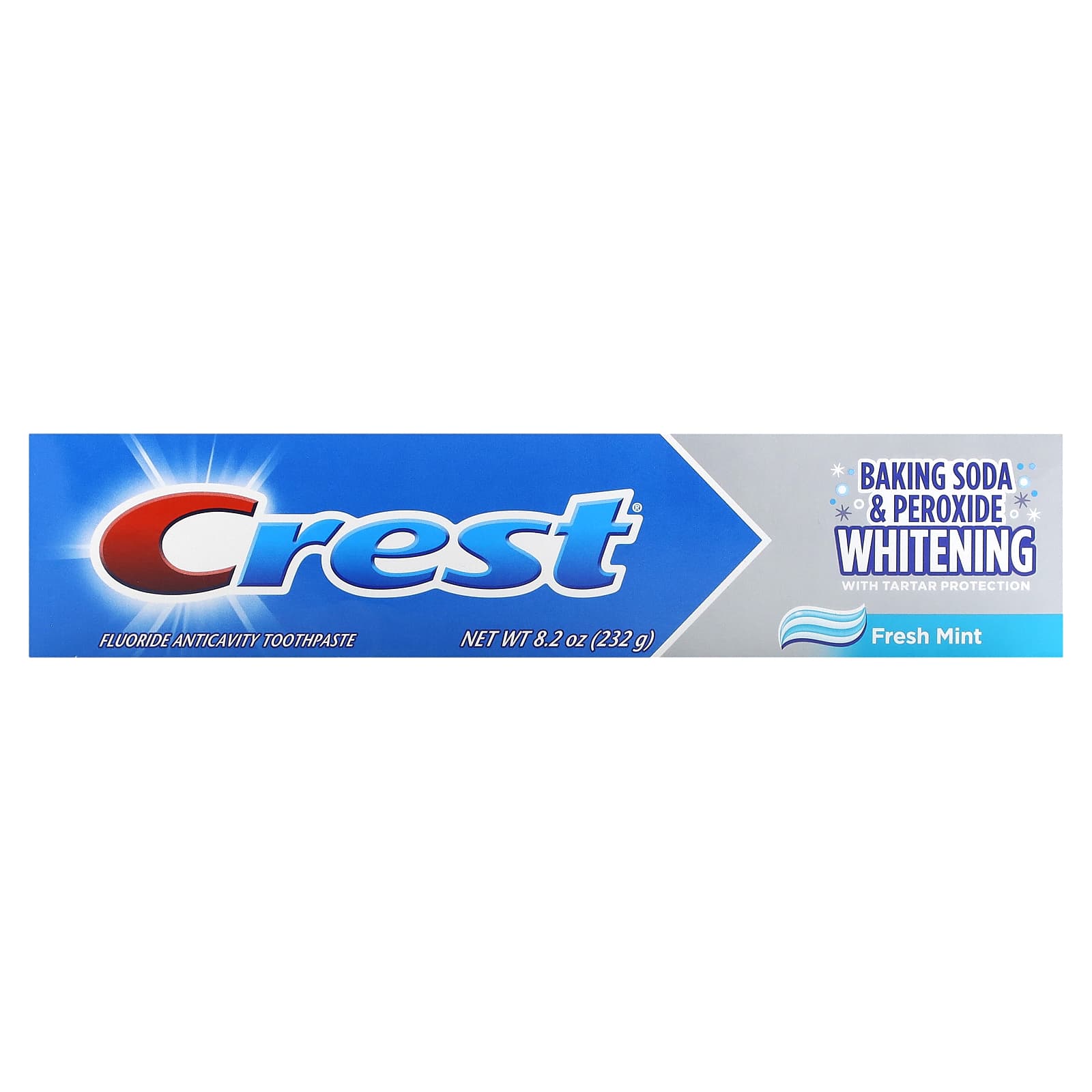 Crest, Baking Soda & Peroxide Whitening Fluoride Toothpaste, Fresh Mint ...