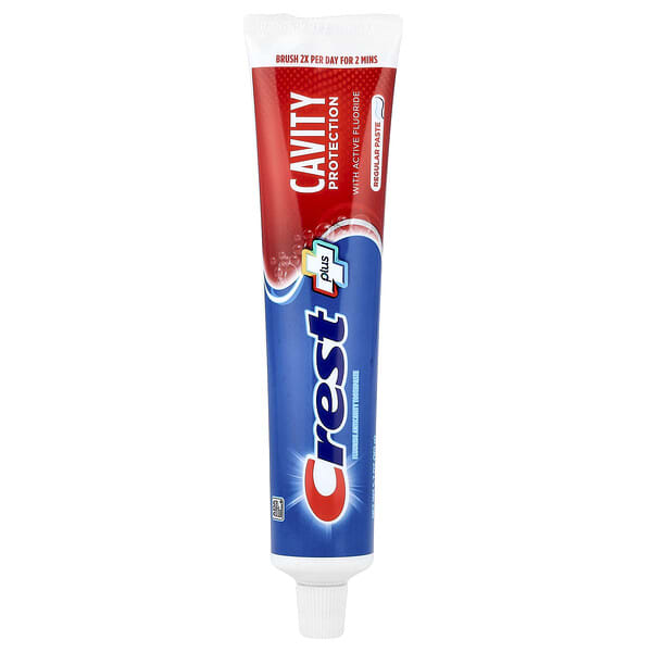 Crest, 蛀牙保護，防蛀牙含氟牙膏，普通，5.7 盎司（161 克）