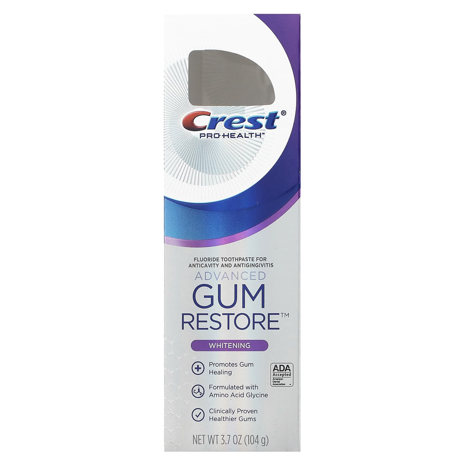 Crest, Pro Health, Advanced Gum Restore, Fluoride Toothpaste, Whitening ...