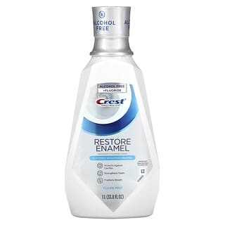 Crest, Restore Enamel, Clean Mint, 33.8 fl oz (1 L)