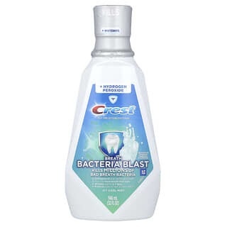 Crest, Multi-Care Whitening Mouthwash, Breath Bacteria Blast, Icy Cool Mint, 32 fl oz (946 ml)