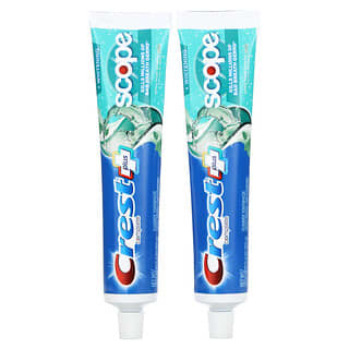Crest, Complete Plus Scope, Whitening Toothpaste, Minty Fresh Striped, 2 Pack, 5.4 oz (153 g)  Each