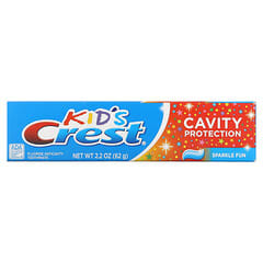 Crest, Kids, Cavity Protection, Fluoride Anticavity Toothpaste, Sparkle Fun, 2.2 oz (62 g)