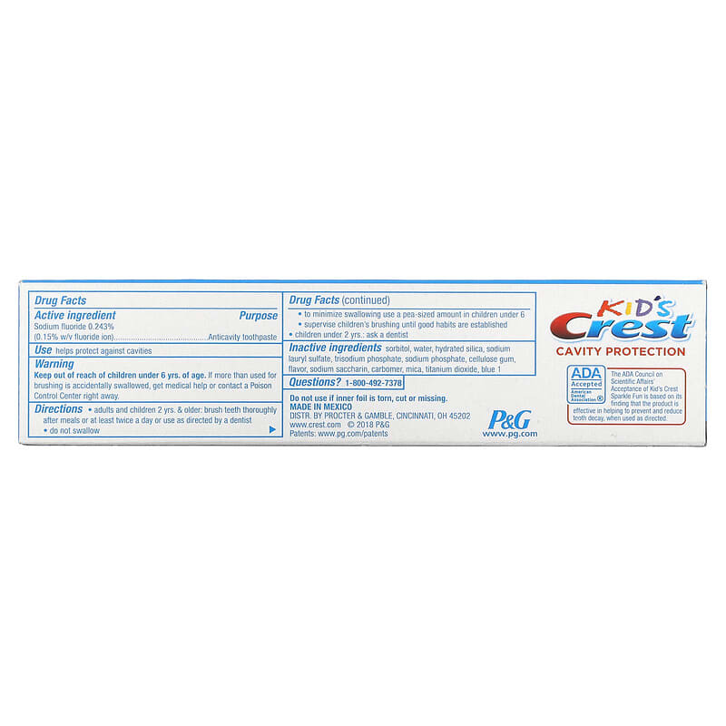 Crest Kids Enamel + Cavity Protection Toothpaste Bundle