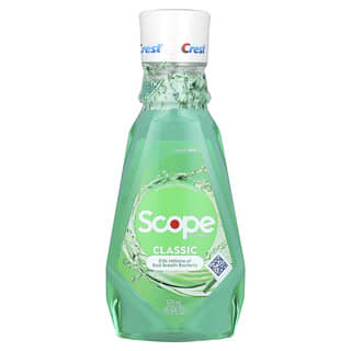 Crest, Scope Mouthwash, Classic, Original Mint, 16.9 fl oz (500 ml)